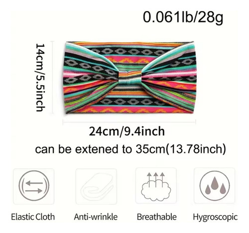 Banda Elástica Para Cabello Unisex Moda Fitnes Azul Acero