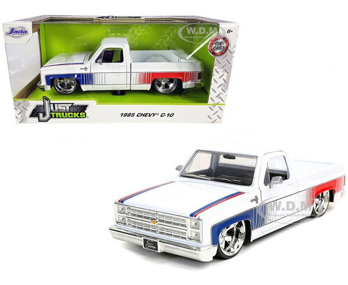 1985 Chevy C-10 Con Rines Cartelli  Usa 1:24 Jada Toys