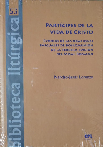 Libro Partícipes De La Vida De Cristo