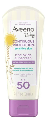 Aveeno Baby Protector Solar Bebé Spf 50 Continuous Protectio