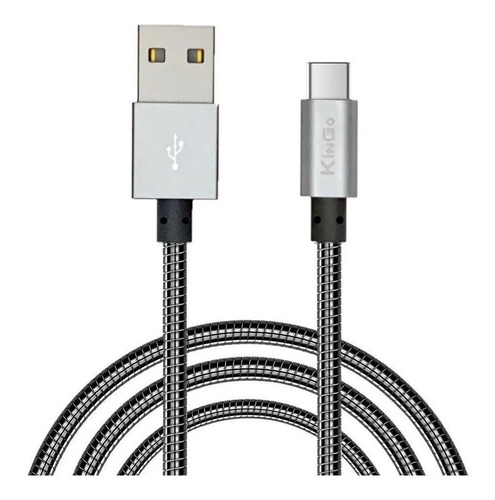 Cabo Usb Tipo C Metal Compatível Galaxy S8 S9 S10 A8 Note 8