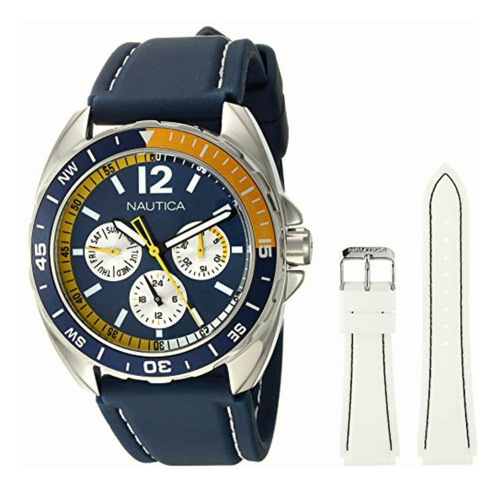 Reloj Nautica Con Set De Pulseras Para Hombres 39mm