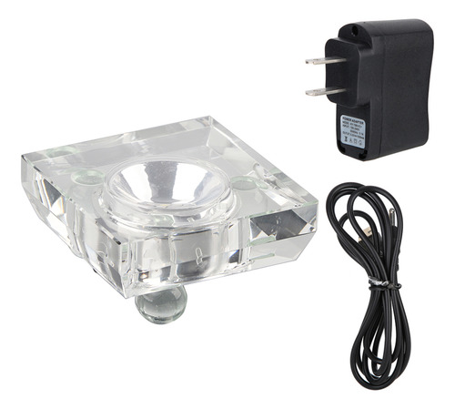 Soporte De Pantalla Led De Cristal 3d En Miniatura Con Base
