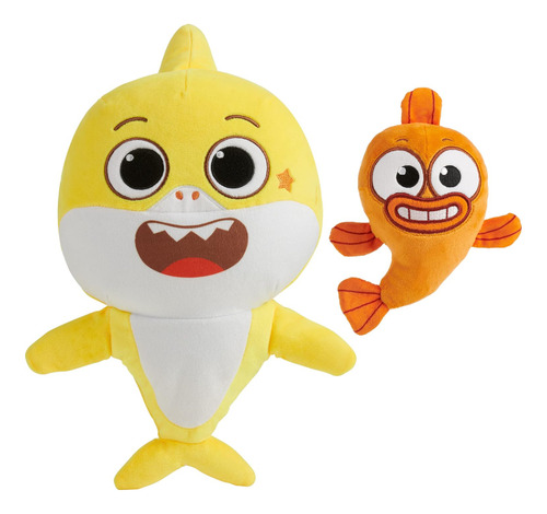 Baby Shark, Juguetes De Peluche Musicales, Set De 2