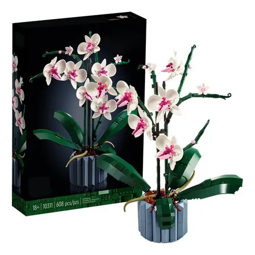 Blocos De Construção Buquê Flores De Ícones Bouquet Quantidade De Peças 608