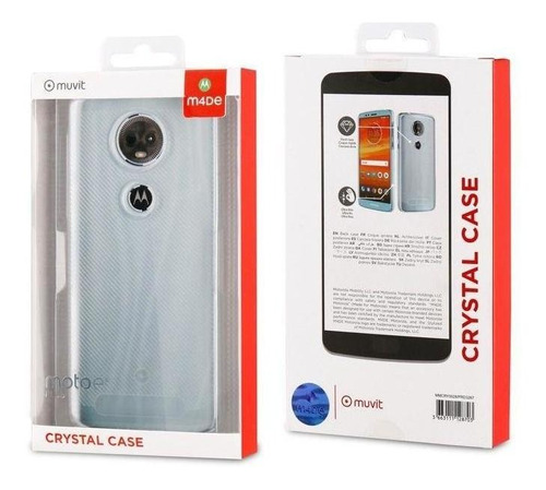 Imagem 1 de 1 de Capa Protetora Cristal Case Transparente Moto E5 Plus Muvit