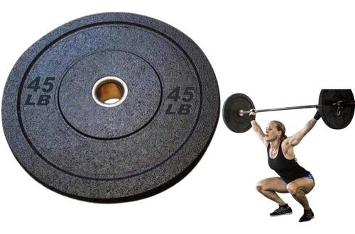 Discos 45 Lb Par Olimpicos Crossfit Bumpers Gym Azotar Pesas