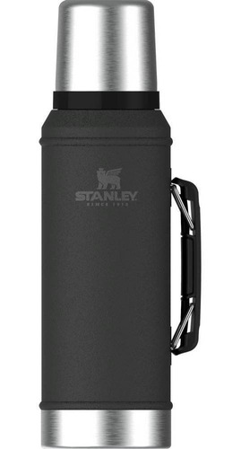 Termo Negro Classic Stanley  940 Ml Con Tapon - Mosca