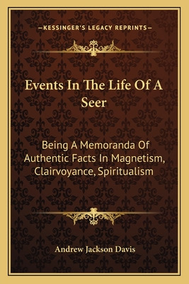 Libro Events In The Life Of A Seer: Being A Memoranda Of ...