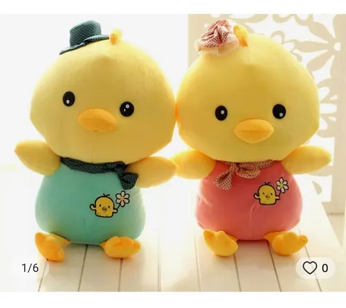 Peluches de sales pollitos grandes