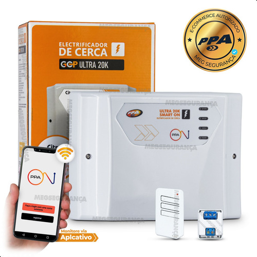 Central Cerca Elétrica Ppa Citrox On Ultra 20k Wifi 20.000v