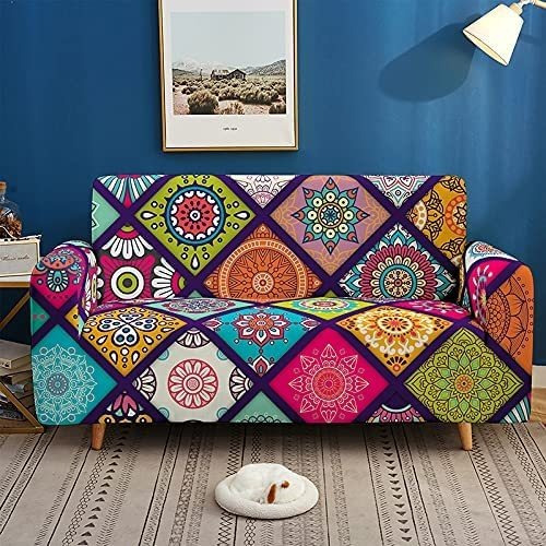 Funda De Sofá Hosima Mandala Para 2 Cojines De Sofá, ...
