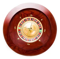 Comprar Brybelly Juego De Ruedas De Ruleta De Madera De Lujo,