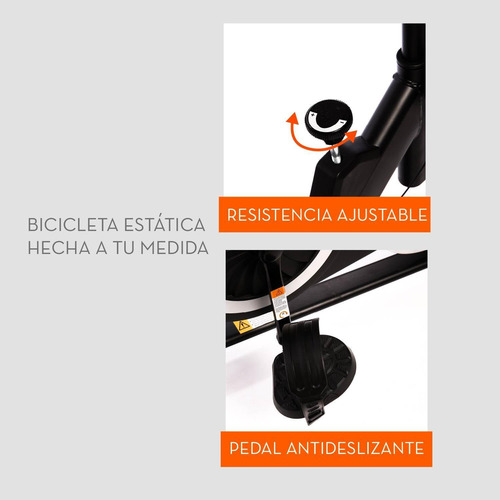 Imagen 4 de 8 de Bicicleta Estática Spinning Profesional Gimnasio 7kg Monitor