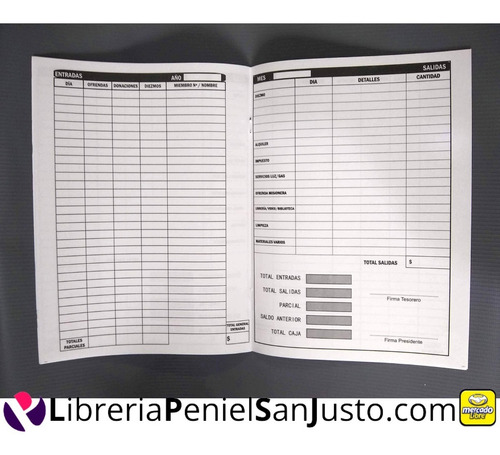 Imagen 2 de 3 de Libro Tesorería De La Iglesia
