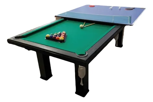 Mesa De Pool Multifuncion 3 En 1 Con Accesorios 250x140