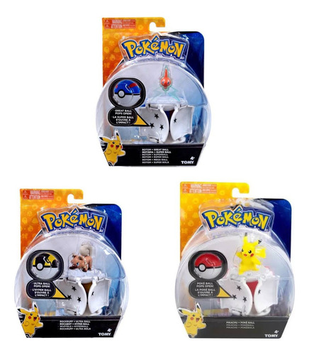 Figura De Acción De Pokémon Pokebolas