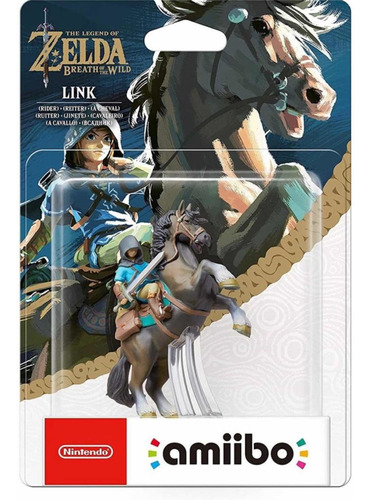 Figura De Amiibo De Link A Caballo, Breath Of The Wild