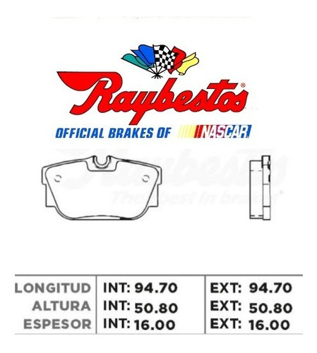 Balatas Traseras Semimetalica Vw Eurovan 00-04 Sharan 02-07