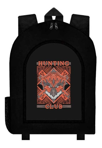 Mochila Negra Monster Hunter Rise A513