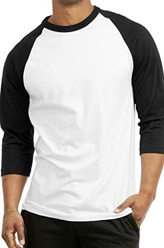 Polera De Béisbol De Manga Raglán Informal Para Hombre (l,