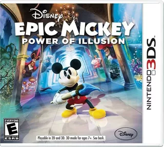 3ds Epic Mickey Power Of Illusion Nuevo Fs