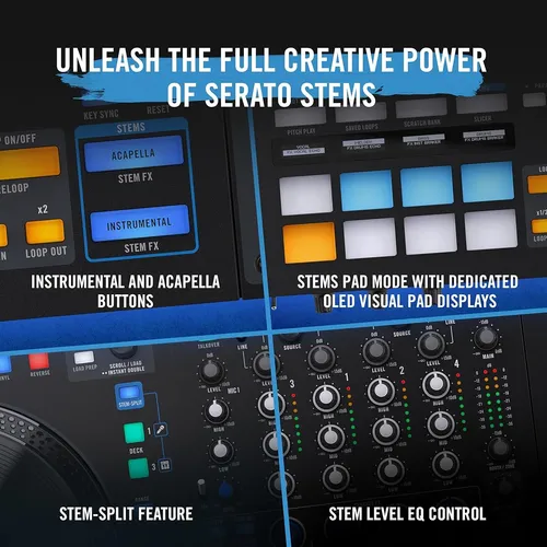 Rane Four Advanced 4 Channel Stems Controlador De Dj Ruedas