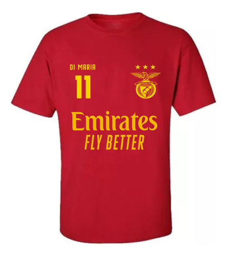 Remera Del Benfica - Fútbol / Escudo - Di Maria Otamendi