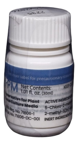 Ppm 30 Ml Preservative For Plant Tissue Invitroorquid®