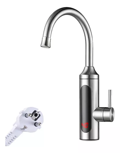 Grifo eléctrico para calentador de agua Grifo flexible giratorio 360  instantáneo para cocina con calentador de agua