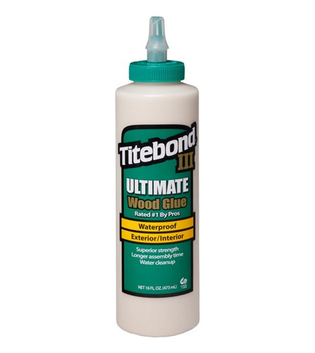 Cola Para Madera Titebond Verde Ultimate Iii 16 Oz 473 Ml