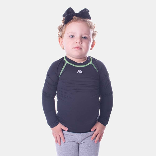 Camiseta Kanxa Protection M/l Infantil Preto