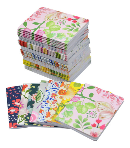 48 Mini Cuaderno Bolsillo Happy Journal S Granel Para Fiesta