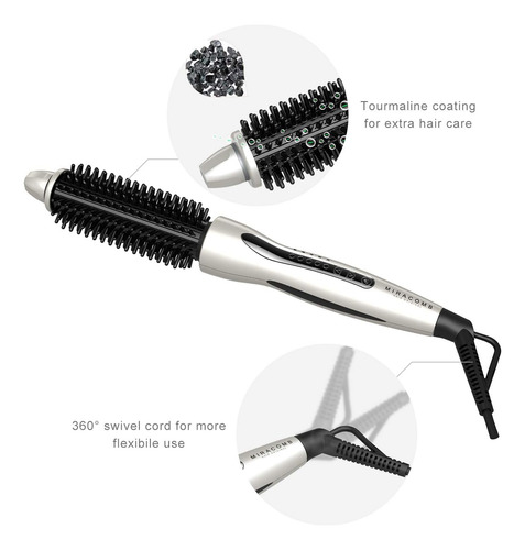 Miracomb: Cepillo Alisador Y Rizador Térmico Para Cabello