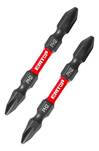 Juego Set Puntas Alto Impacto Magneticas Ph2 + Ph2 X 65mm