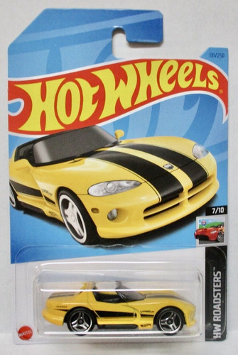 Hot Wheels # 7/10 - Dodge Viper Rt/10 - 1/64 - Hkh43