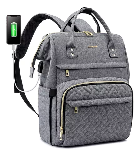  Mochila para computadora portátil para mujer, mochila