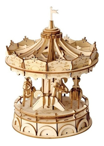 Regalo Armable 3d Carrusel Carrousel Para Armar Rompecabezas