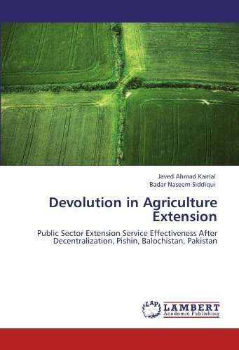 Devolucion En La Extension De La Agricultura Servicio Public