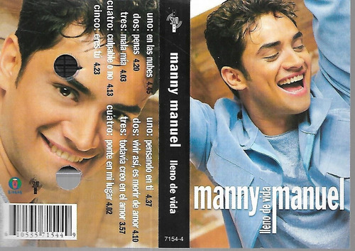 Manny Manuel Album Lleno De Vida Cassette Nuevo 