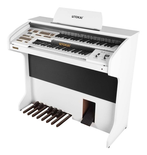Imagem 4 de 4 de Órgão Eletrônico Tokai D-2 Dual Voice Branco