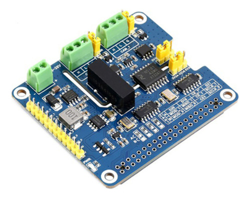 Hat Expansion Can Fd 2 Canales Para Raspberry Pi Waveshare