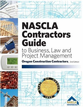 Oregon Nascla Contractors Guide To Business Law And 2nd