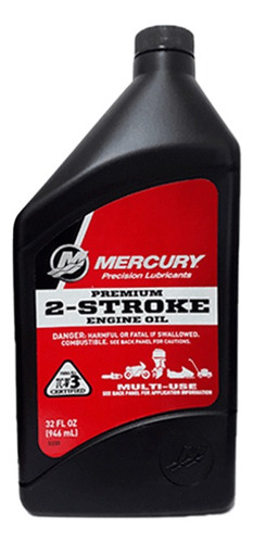 Aceite Mercury 2t Tcw3 1 Litro Premium Original
