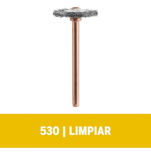 Cepillo de Cerdas de Acero Inoxidable 3/4'' Dremel