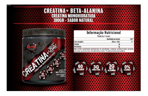 Whey Isolate Blend + Creatina Beta + Colageno - Bruthal Sabor Morango