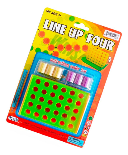 Juego De Mesa Portatil 4 En Linea Conecta Los Puntos Juguete