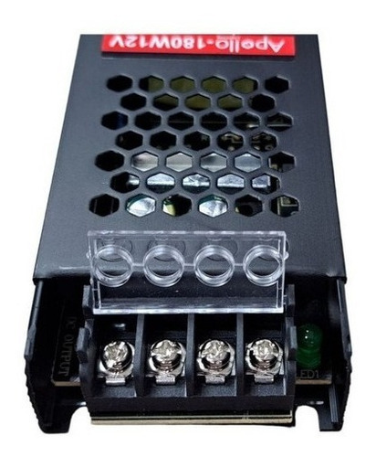 Fonte Chaveada Slim 15a 12v 180w Bivolt Cftv Fita Led Som