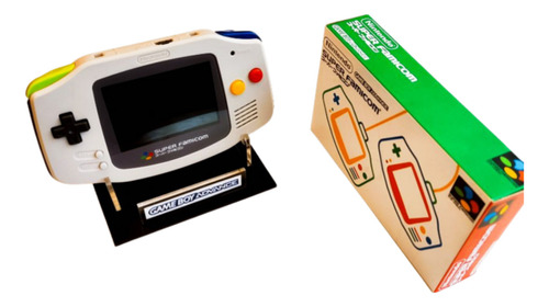 Carcasa Edición Famicom Snes + Caja Para Gameboy Advance Gba