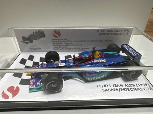 F1 1/43 Sauber Jean Alesi 1999 Red Bull Petronas